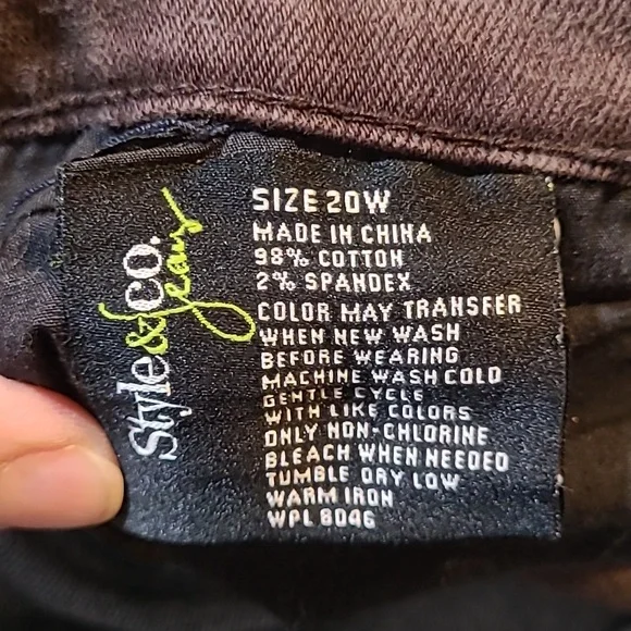 Style & Co. Women's Jeans - Blue, Brown, Purple, Black - Picture 12 of 15